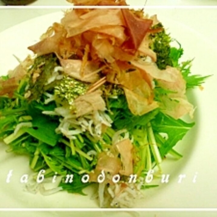 水菜としらすの和風サラダ レシピ 作り方 By しの 楽天レシピ 水菜としらすの和風サラダ レシピ 作り方 By しの 楽天レシピ